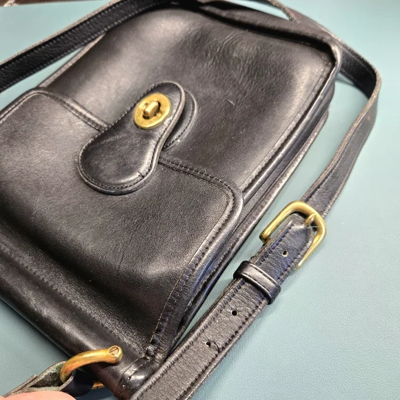 COACH 1995 Murphy #9930 Bag Black Rare Made in USA W/ Hang Tag Vintage - Picture 11 of 16